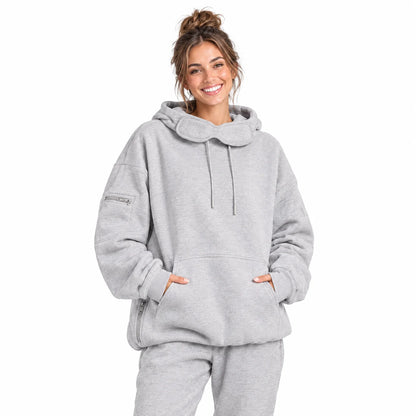 Reise-Hoodie in Grau