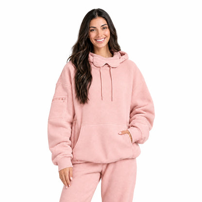 Reise-Hoodie in Roségold